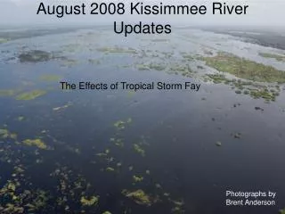 August 2008 Kissimmee River Updates