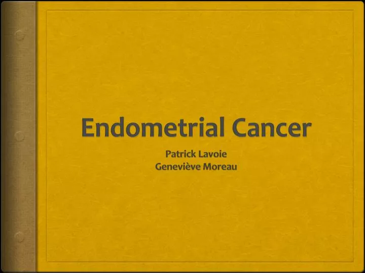 endometrial cancer