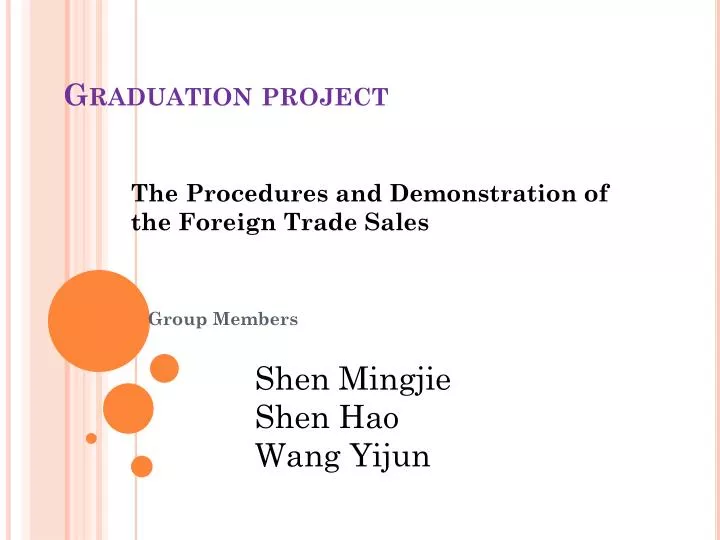 graduation project