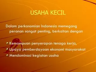 PPT - USAHA MIKRO, KECIL, DAN MENENGAH (UMKM) PowerPoint Presentation ...