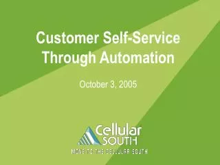 Customer Self-Service Through Automation
