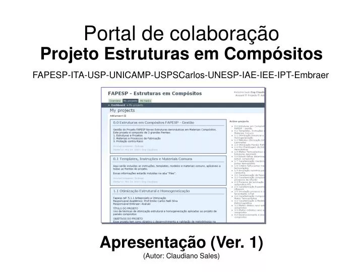 portal de colabora o projeto estruturas em comp sitos