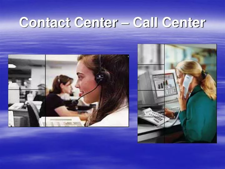 contact center call center