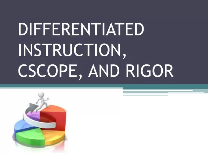 differentiated instruction cscope and rigor
