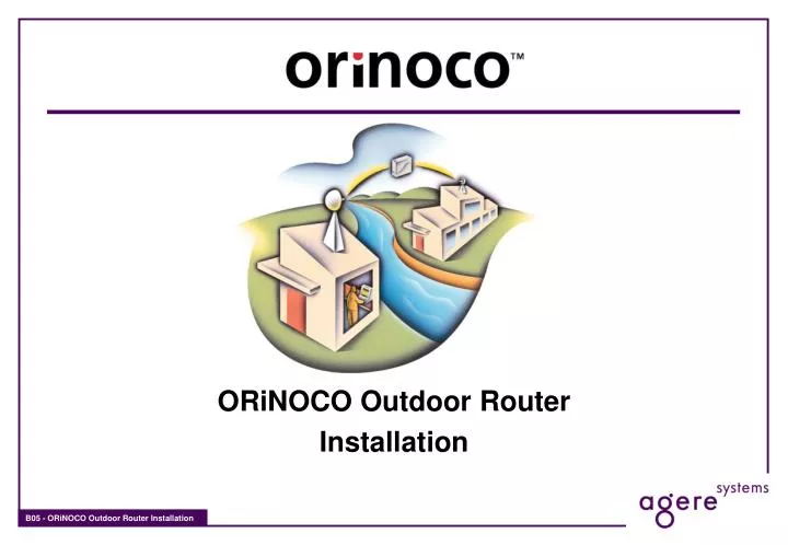orinoco outdoor router installation