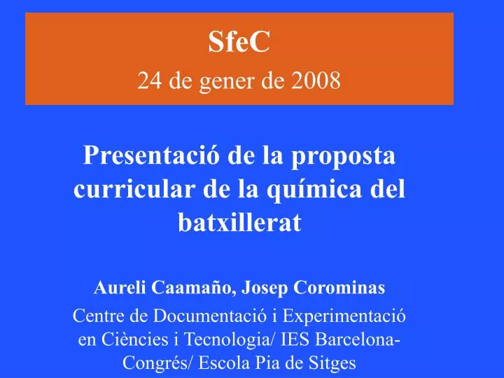 sfec 24 de gener de 2008