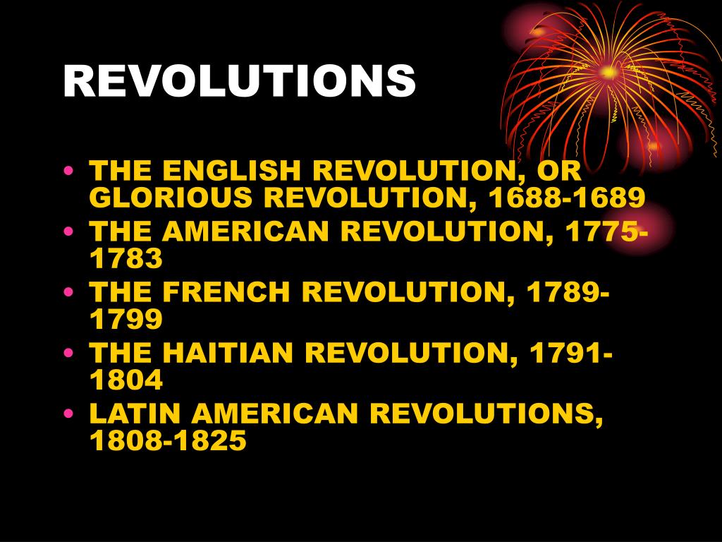 Revolutions PPT - REVOLUTIONS PowerPoint Presentation, free download - ID:5742923