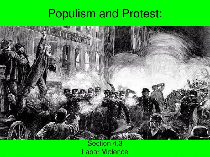 populism and protest
