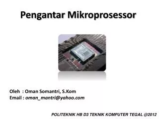 pengantar mikroprosessor
