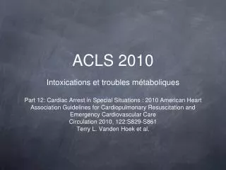 acls 2010