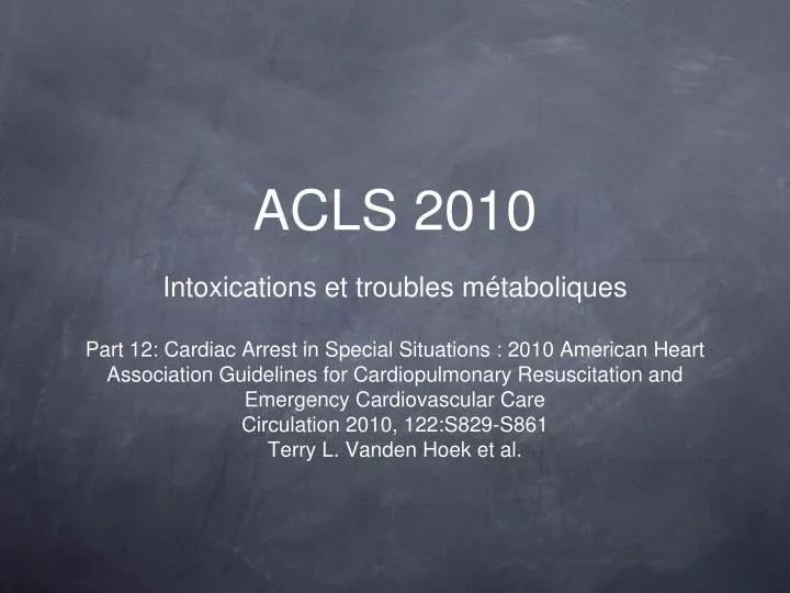 acls 2010