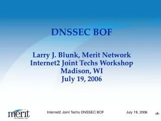 DNSSEC BOF