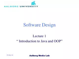 Software Design