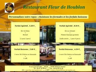 restaurant fleur de houblon