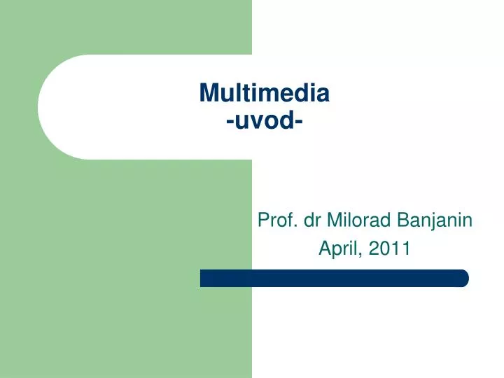 multimedia uvod