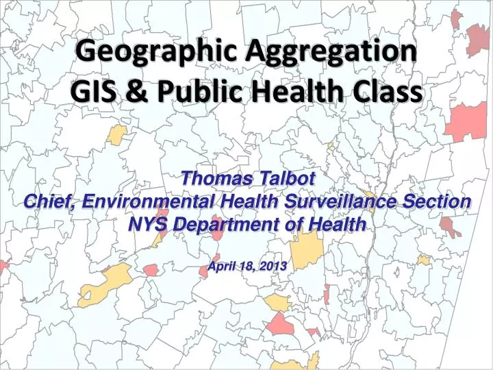 geographic aggregation gis public health class