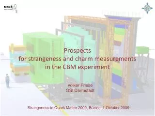 Prospects for strangeness and charm measurements in the CBM experiment