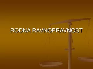 rodna ravnopravnost