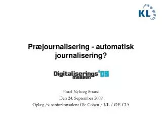 pr journalisering automatisk journalisering
