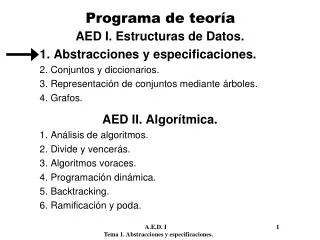 programa de teor a