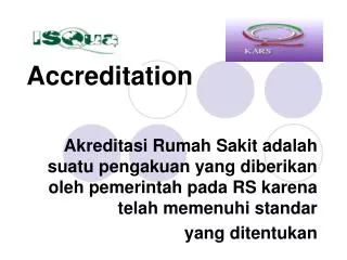 accreditation