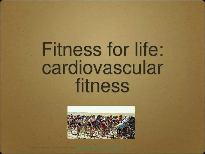 fitness for life cardiovascular fitness