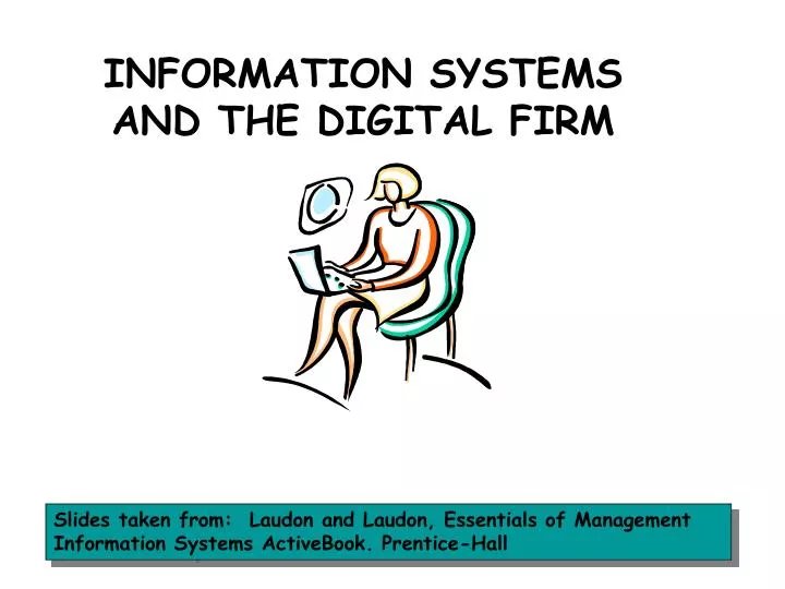 information systems and the digital firm