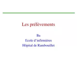 les pr l vements
