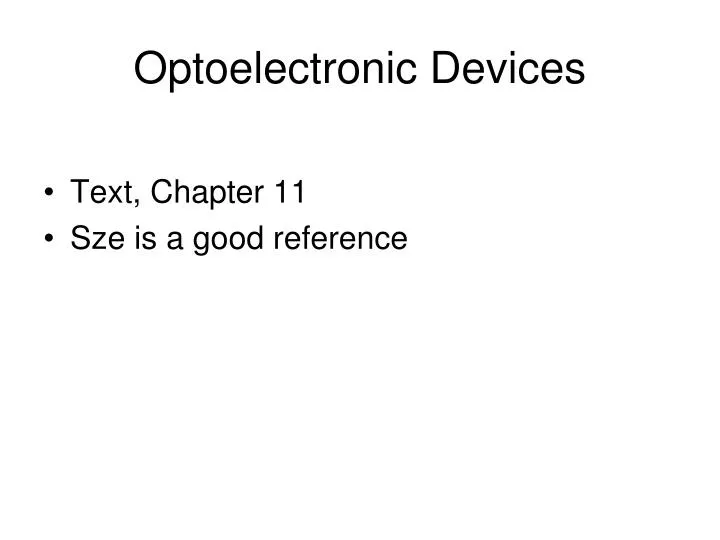 optoelectronic devices