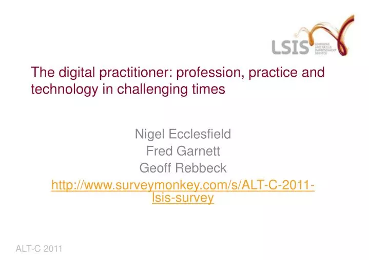 the digital practitioner profession practice and technology in challenging times