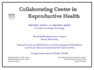 Collaborating Center in Reproductive Health