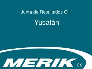 junta de resultados q1