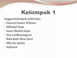 kelompok 1
