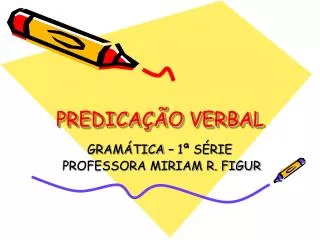 predica o verbal