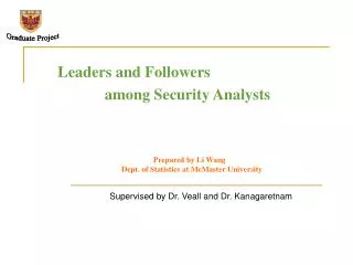 Leaders and Followers among Security Analysts