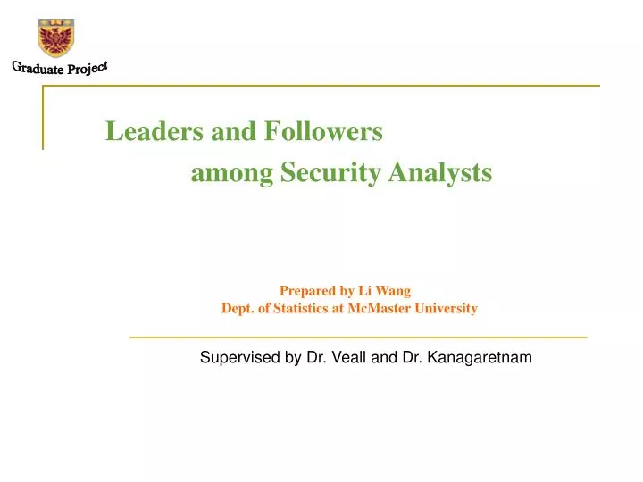 leaders and followers among security analysts