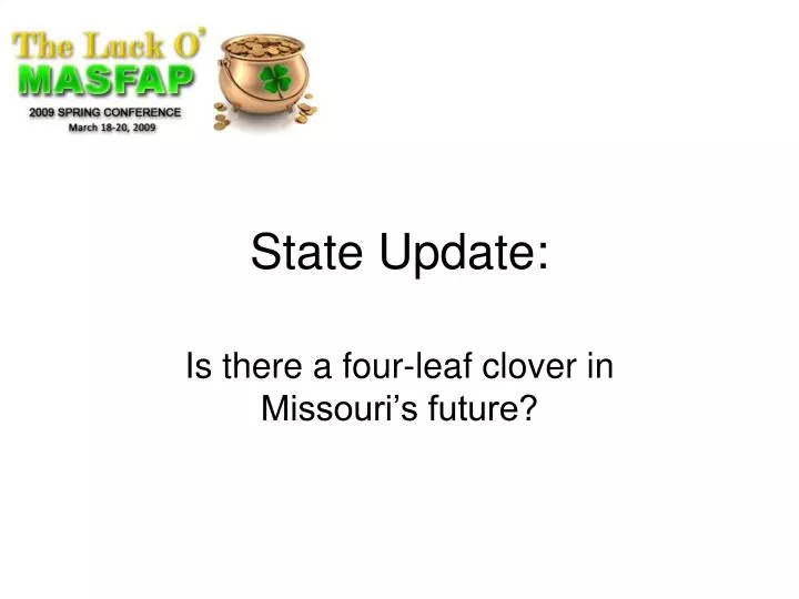 state update
