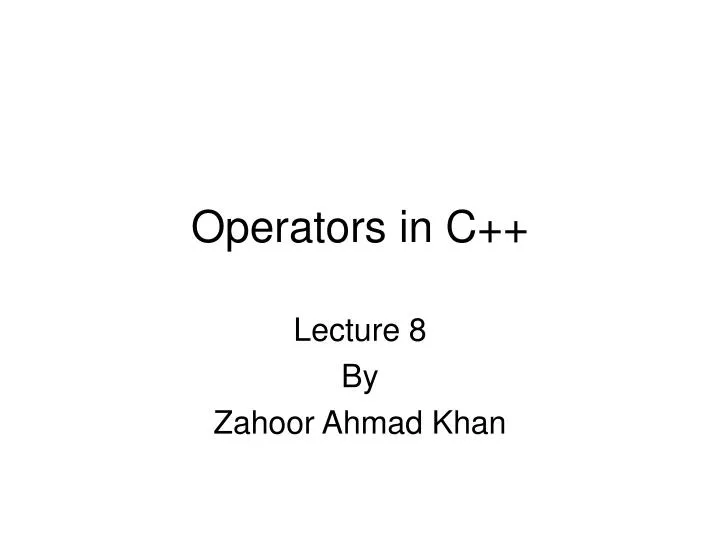 lecture 8 by zahoor ahmad khan