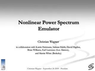 Nonlinear Power Spectrum Emulator