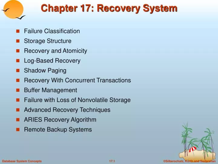 chapter 17 recovery system