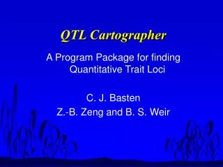 QTL Cartographer