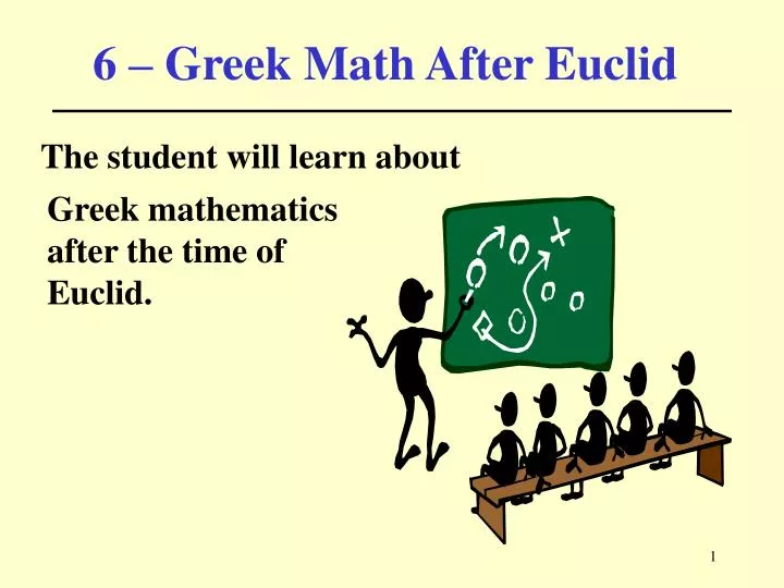 6 greek math after euclid
