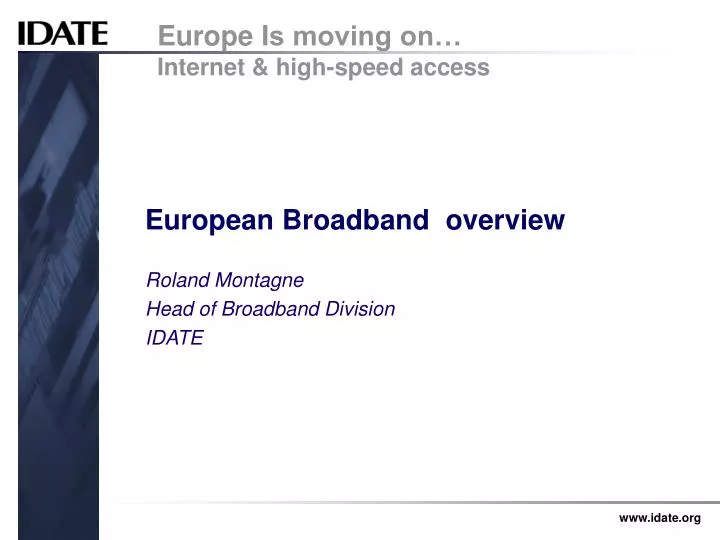 european broadband overview