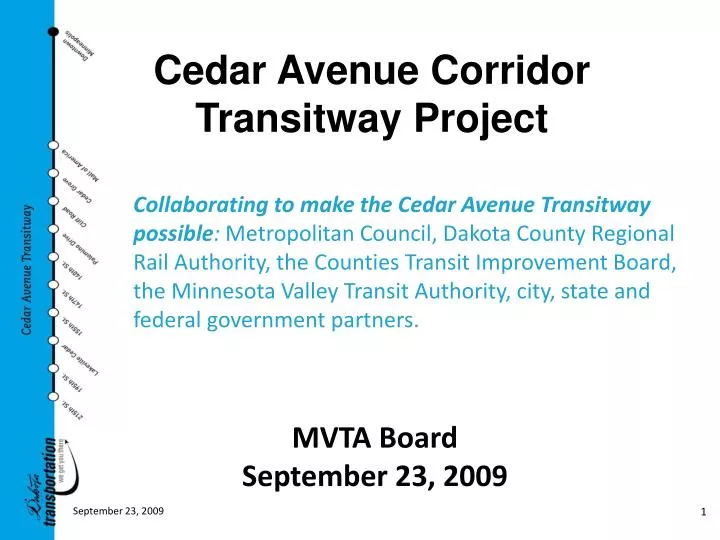 cedar avenue corridor transitway project