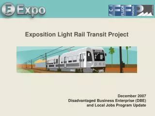 Exposition Light Rail Transit Project