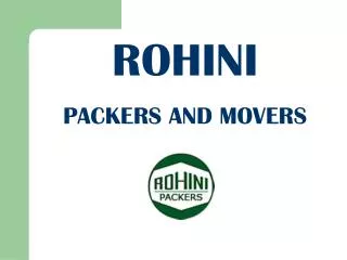 ROHINI PACKERS AND MOVERS