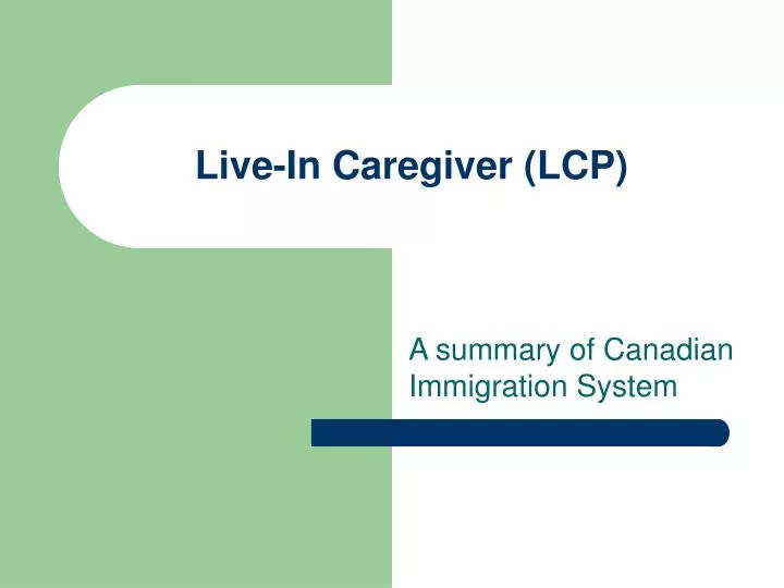 live in caregiver lcp