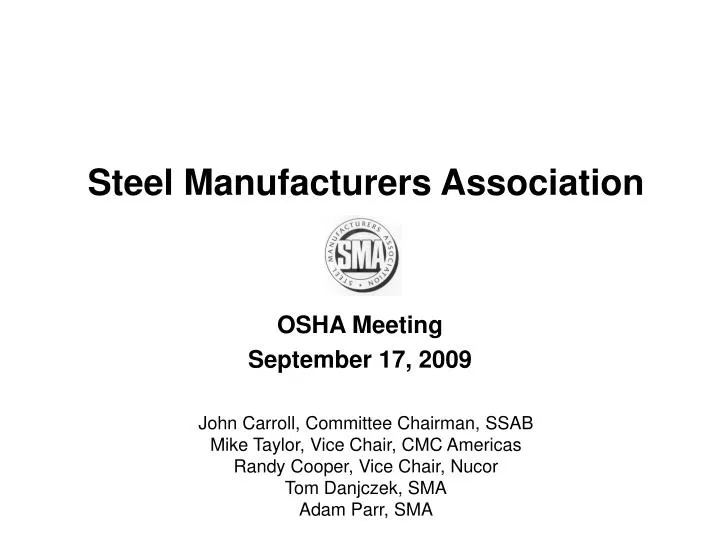 steel manufacturers association