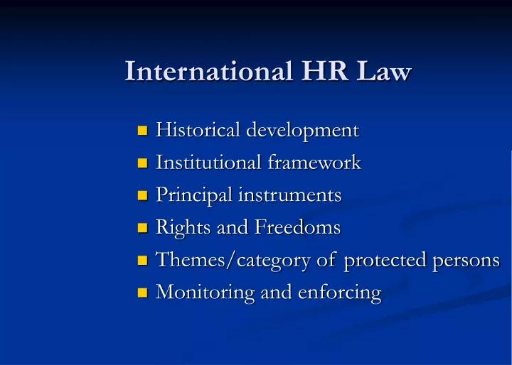 international hr law
