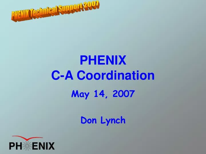 phenix c a coordination
